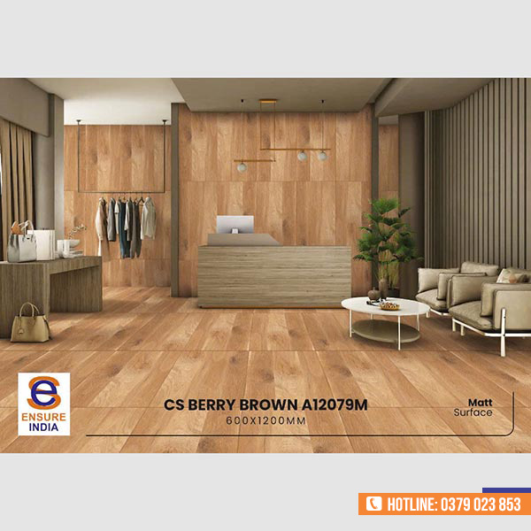 Gạch Vân Gỗ CS Berry Brown (A12079M) 600x1200 mm